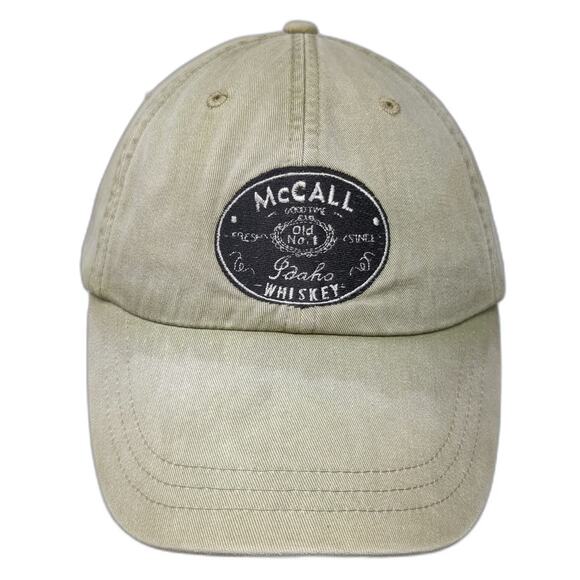 Adams Other - Adams Baseball Cap Green One Size McCall Idaho Whiskey Leather Strapback Hat